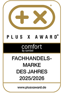 Plus X Award - Comfort by Sanibel Leckageschutz ausgezeichnet fuer Innovation und Qualitaet